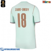 Fotballdrakt Herre Frankrike Warren Zaire-Emery #18 Bortedrakt VM 2026 Kortermet